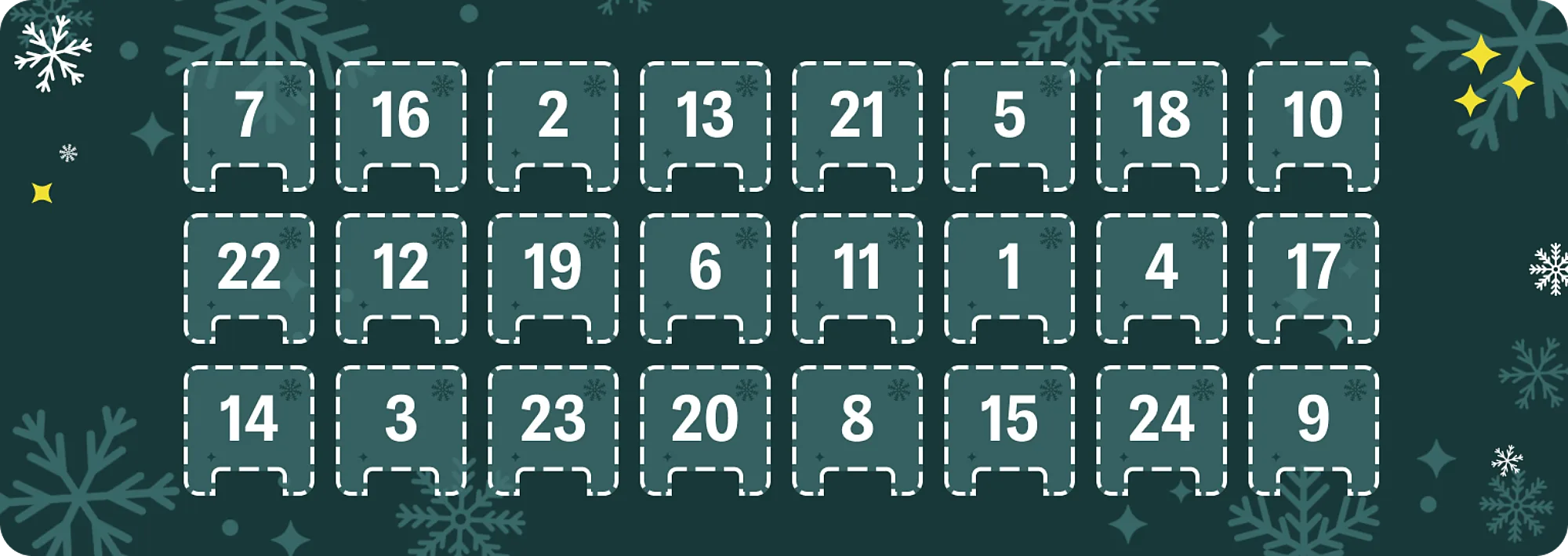 Entete calendrier avent 2025