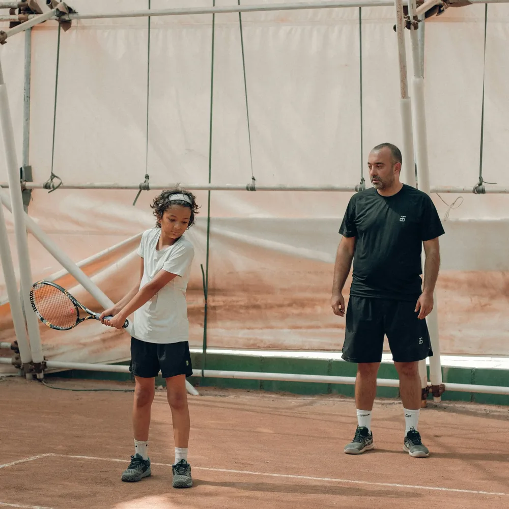 Entrainement tennis enfant